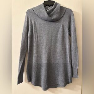 Cyrus Gray/Blue Cowl Neck Sweater